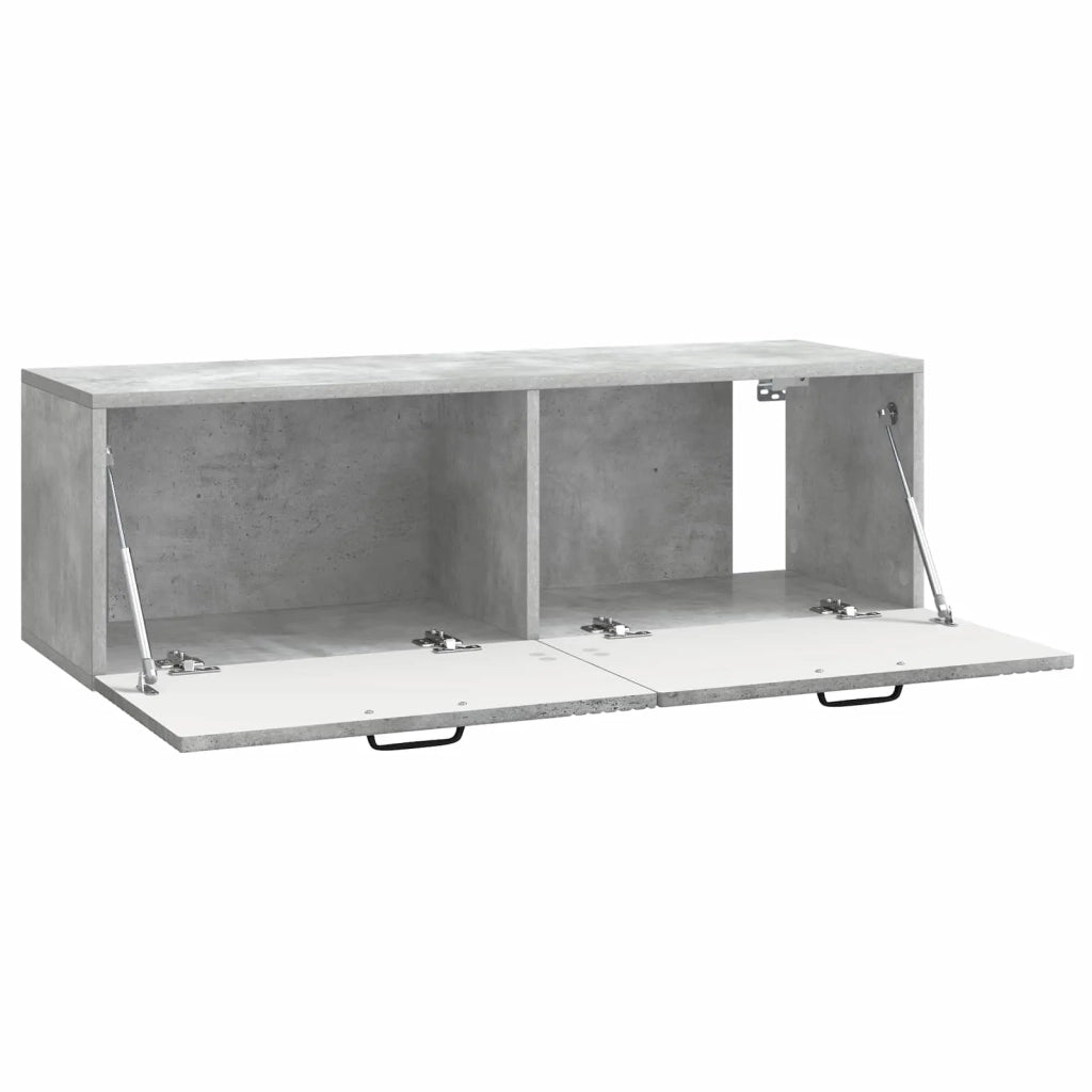 Mobile Porta TV da Muro Grigio Cemento 98 x 31 x 30 cm 898728