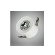 Trade Shop - Faretto Led Incasso 1 W Bordo Bianco Mini Punto Luce 6500k 3000k 4000k Blu - -blu      -