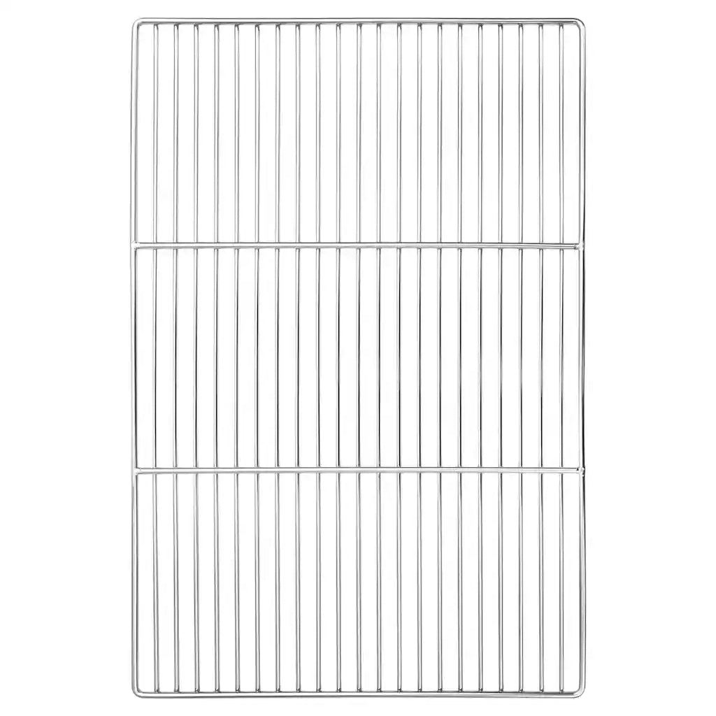 Griglia Argento 60 x 40 cm Acciaio inossidabile CFW6557818