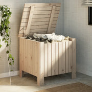 vidaXL Contenitore con Coperchio RANA 60x49x54 cm Legno Massello Pino