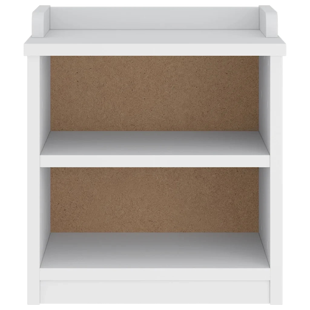 Panca da Corridoio SANDNES Bianca 45x40x50 cm in Legno di Pino 4010444