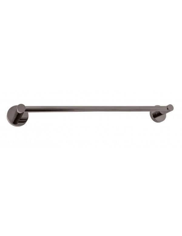Portasciugamani a parete COLORADO in metallo spazzolato ottone grigio 64,3 cm