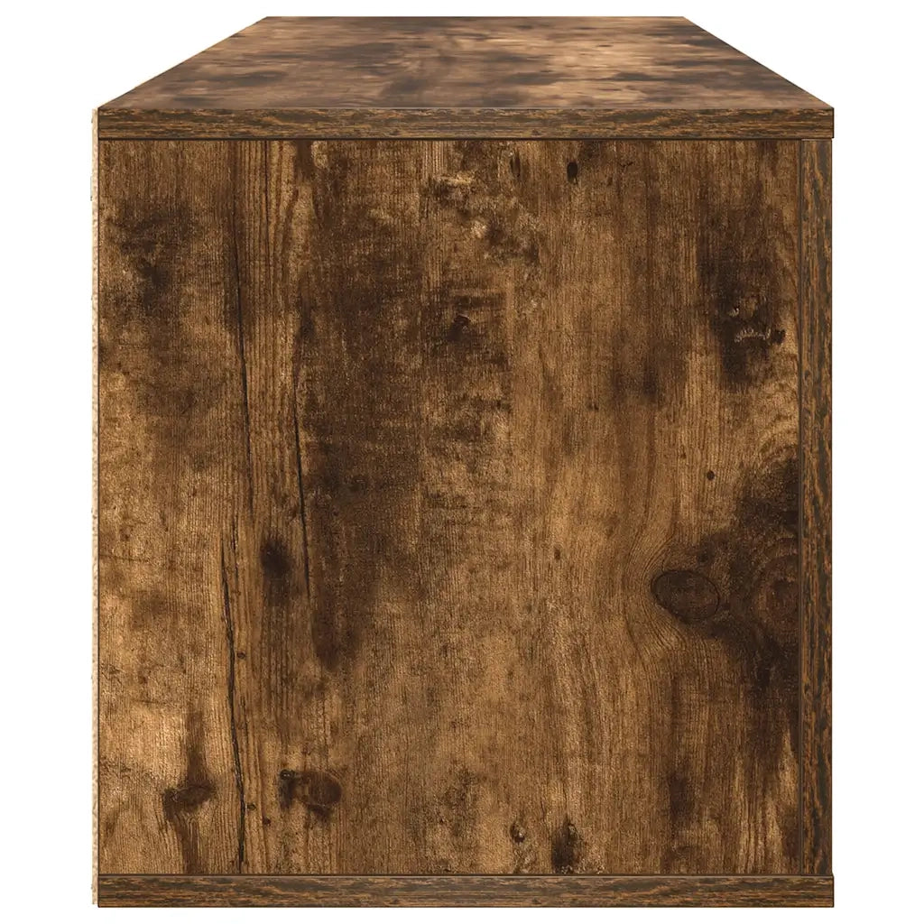 Scarpiera | Mobile per scarpe a Muro rovere fumo 100x35x38cm in Legno Multistrato