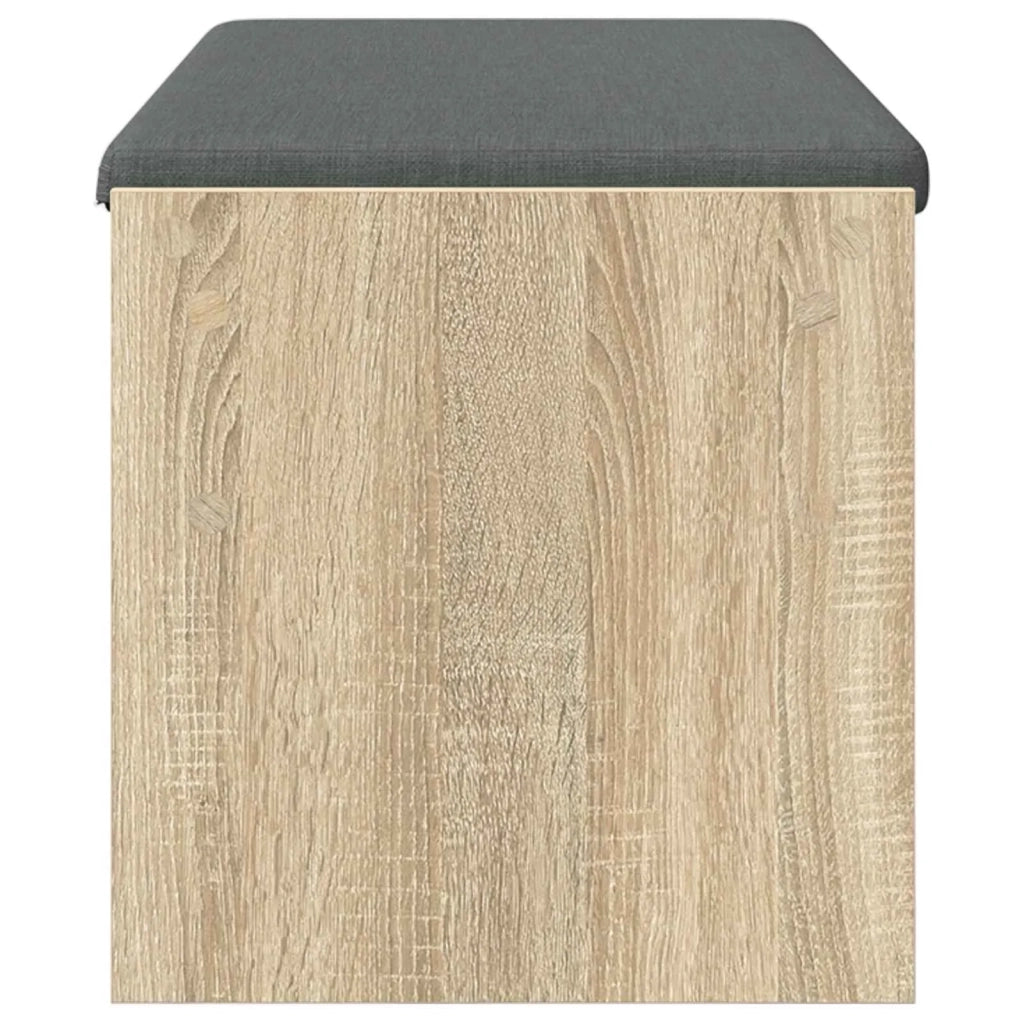 Panca per ingresso con cuscino Rovere Sonoma 103 x 38 x 40 cm 891562