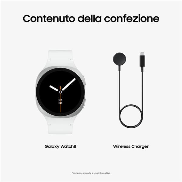 Galaxy watch8 40mm bt silver - SM-L320NZSAITV