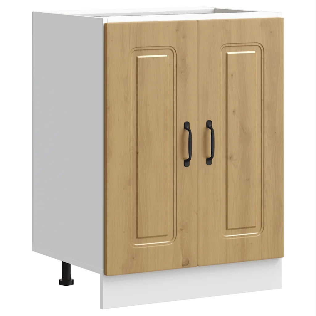 Mobile base lavello Kalmar Rovere Artigianale 60x46x81,5 cm 853446