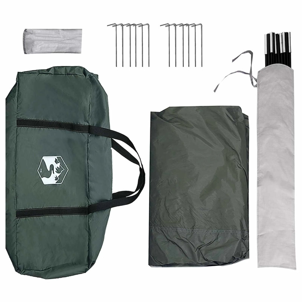 Tenda Party con tetto Verde militare 400 x 400 x 320 cm 42028618