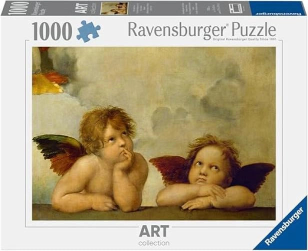 Puzzle 1000 Pezzi Raffaello: Cherubini? | Puzzle 1000 Pezzi Arte Con Una Misura Di 70x50 Cm ,Ravensburger,Età 14+