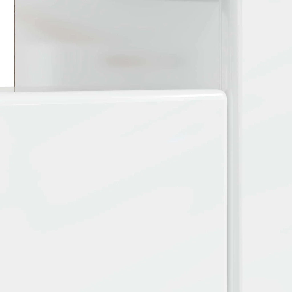 Mobile TV LED Bianco Lucido Legno ingegnerizzato 897569