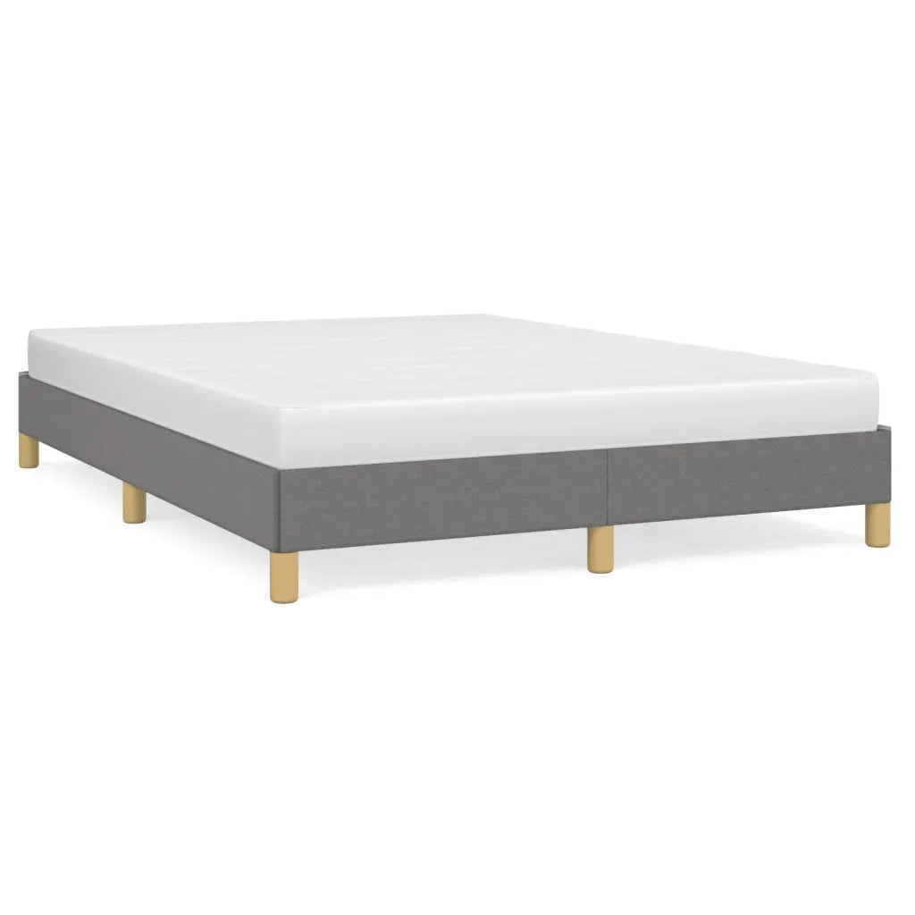 Giroletto senza Materasso Grigio Scuro 140x200 cm Tessuto 346819