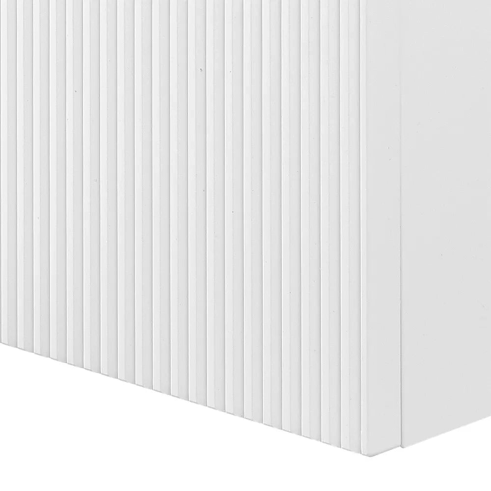 Pensile bagno sospeso cannettato H 150 cm bianco opaco  Bali