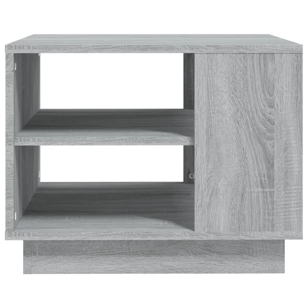 Tavolino da Salotto Grigio Sonoma 55x55x43 cm in Truciolato 813087
