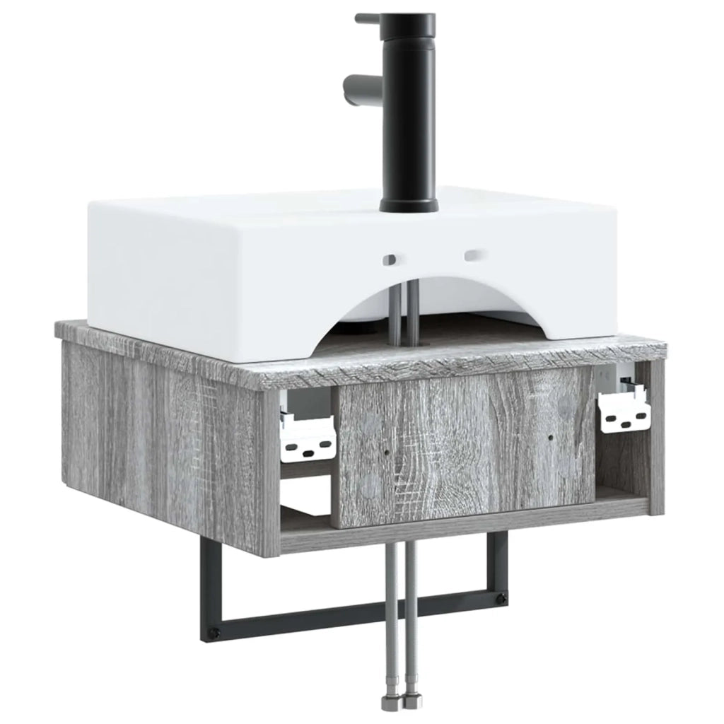 Lavabo da Parete Sonoma grigio 40 x 41 x 39 cm CFW8282922