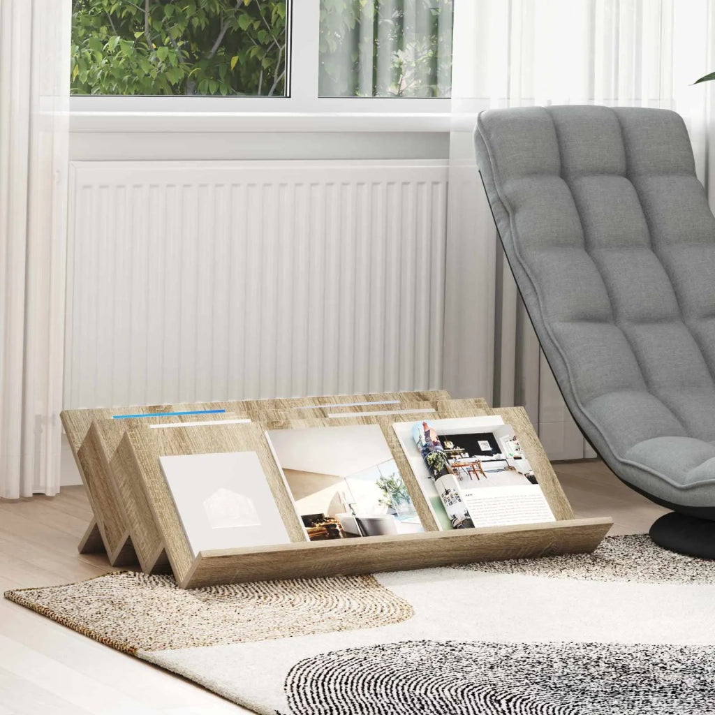 Scaffale per riviste Rovere Sonoma 90 x 53 x 28,5 cm CFW8535867