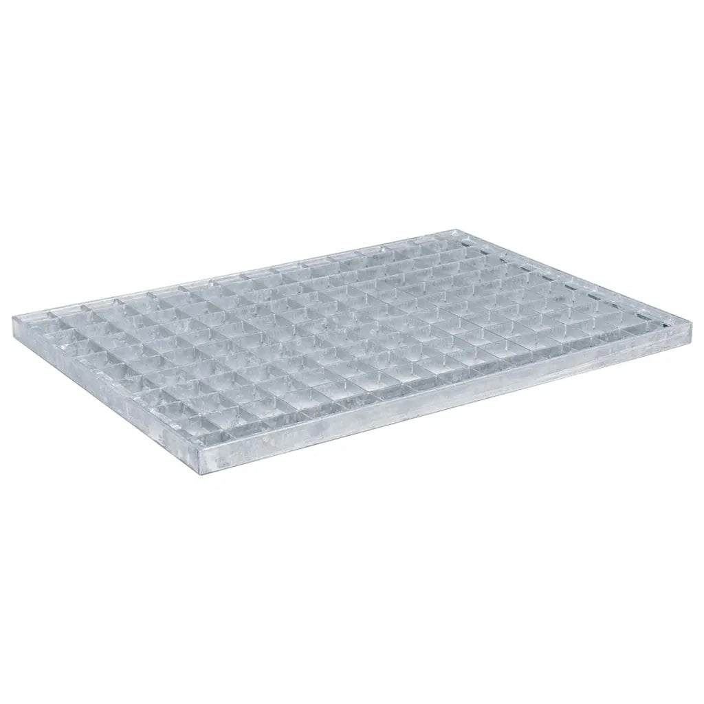 Grata Argento 50 x 35 x 2 cm Acciaio Zincato a Caldo