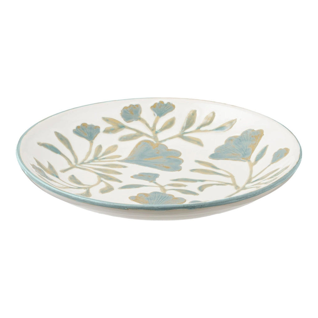 Vassoio Tray, Bianco, Ceramica, 35,5x35,5x5 cm