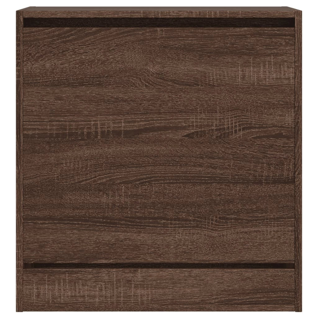 Scarpiera mobiletto portascarpe mobile per ingresso/corridoio/soggiorno 60 x 34 x 63,5 cm legno ingegnerizzato marrone 02_0021640