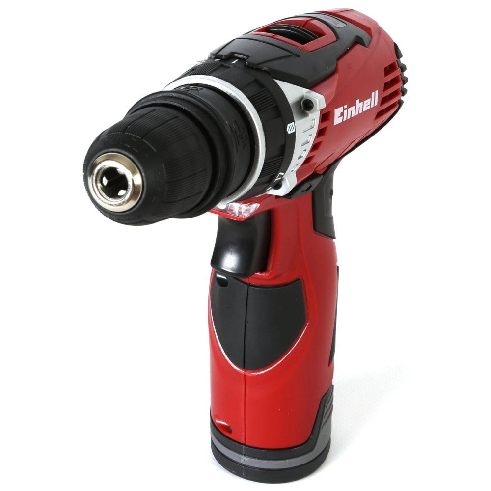 Trade Shop - Trapano Avvitatore Einhell 12v Te-cd 12 X-li 2 Batterie 1,3 Ah Valigetta -