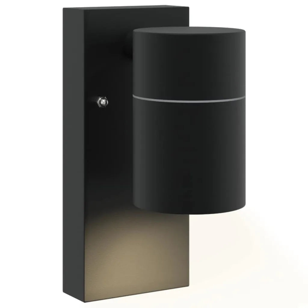 Lampada da Parete Esterna 2 pz Nero 6,5 x 10,5 x 16 cm CFW2471481