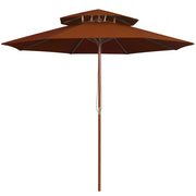 Ombrellone doppio con palo in legno terracotta 270 cm 02_0008444