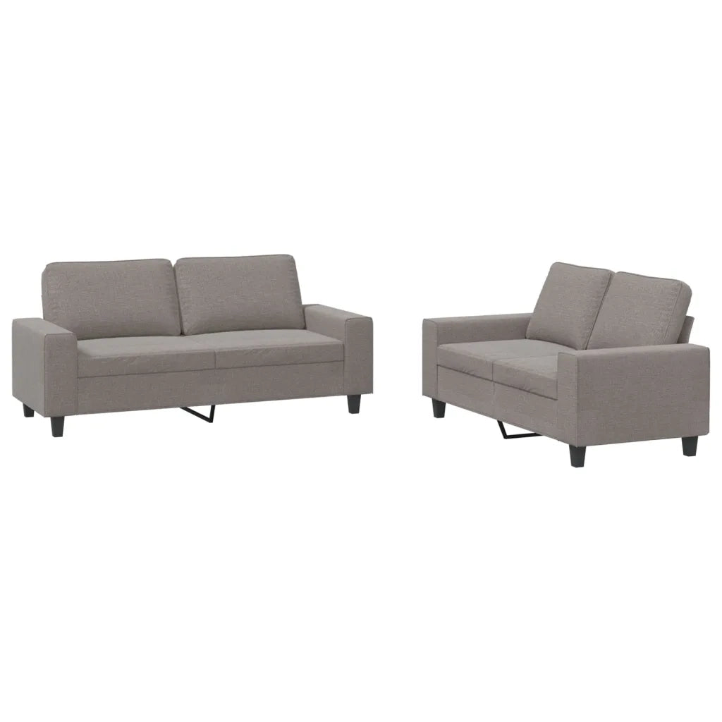Set di Divani 2 pz Tortora in Tessutocod mxl 107598