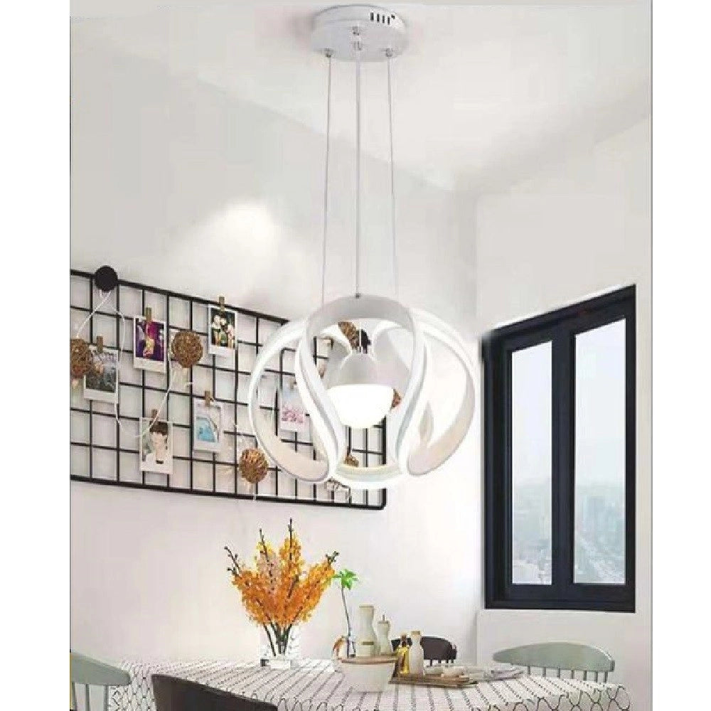 Trade Shop - Lampadario Soffitto Sfera Moderno Led 78w Lampada Luce Calda Fredda Naturale B21 -