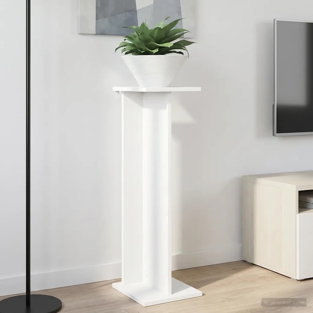 Supporto per piante 2 pcs Bianco 25 x 25,5 x 80,5 cm 899643