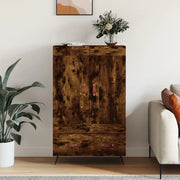 Credenza-Buffet-Armadio da cucina Rovere Fumo 69,5x31x115 cm in Legno Multistrato 773514