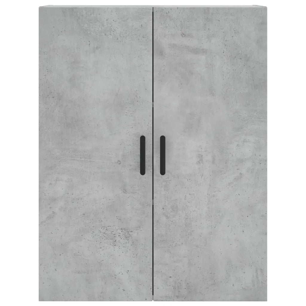 Credenza Grigio Cemento 69,5x34x180 cm in Legno Multistrato 3195855