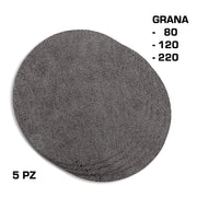 Disco Abrasivo Levigatrici Ø 225 Universale Rete a Strappo Retinata 5 Pz Einhell Grana: 80