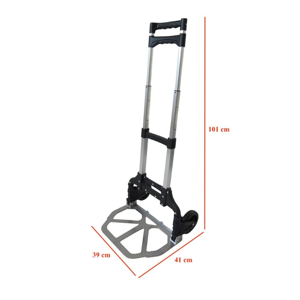 Carrello Portatutto Pieghevole in alluminio Portata 70 Kg Portapacchi Leggero