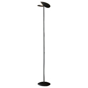 Lampada da Terra GPIN01 - Piantana Dimmerabile a LED 28W 3000K in Alluminio Nero Opaco con Diffusore in Vetro - Gealuce
