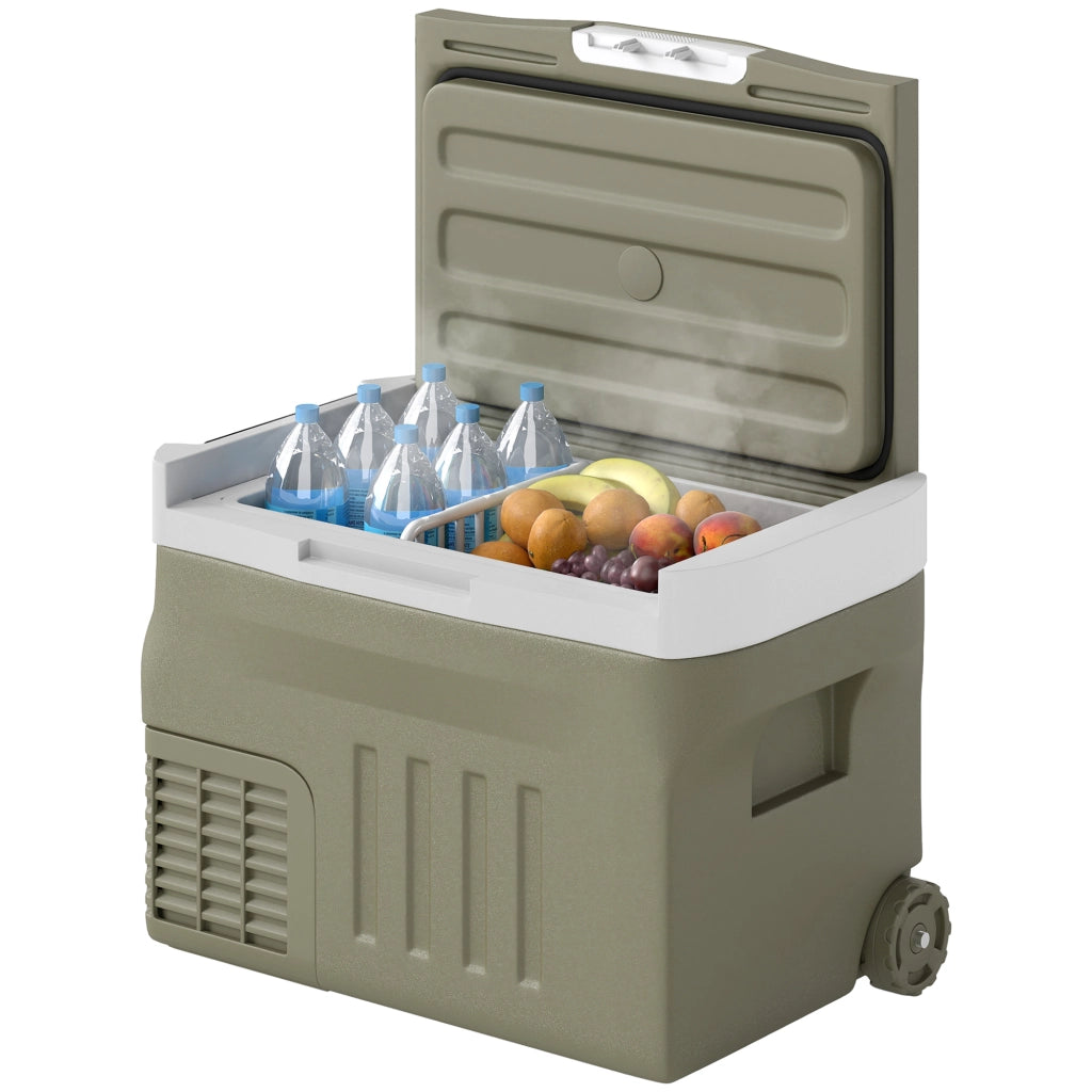 Frigorifero Portatile Elettrico 30L 12V/24V ¨C zephmum ¨C Verde 61x39x41,5 cm