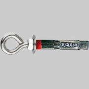 TASSELLO PESANTE CON OCCHIOLO - M6 x 45 mm Ø 8 - 10 pezzi - NOBEX
