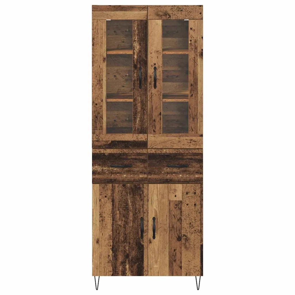 Credenza-Buffet-Armadio da cucina Legno vecchio 69,5 x 34 x 180 cm Legno multistrato 103638