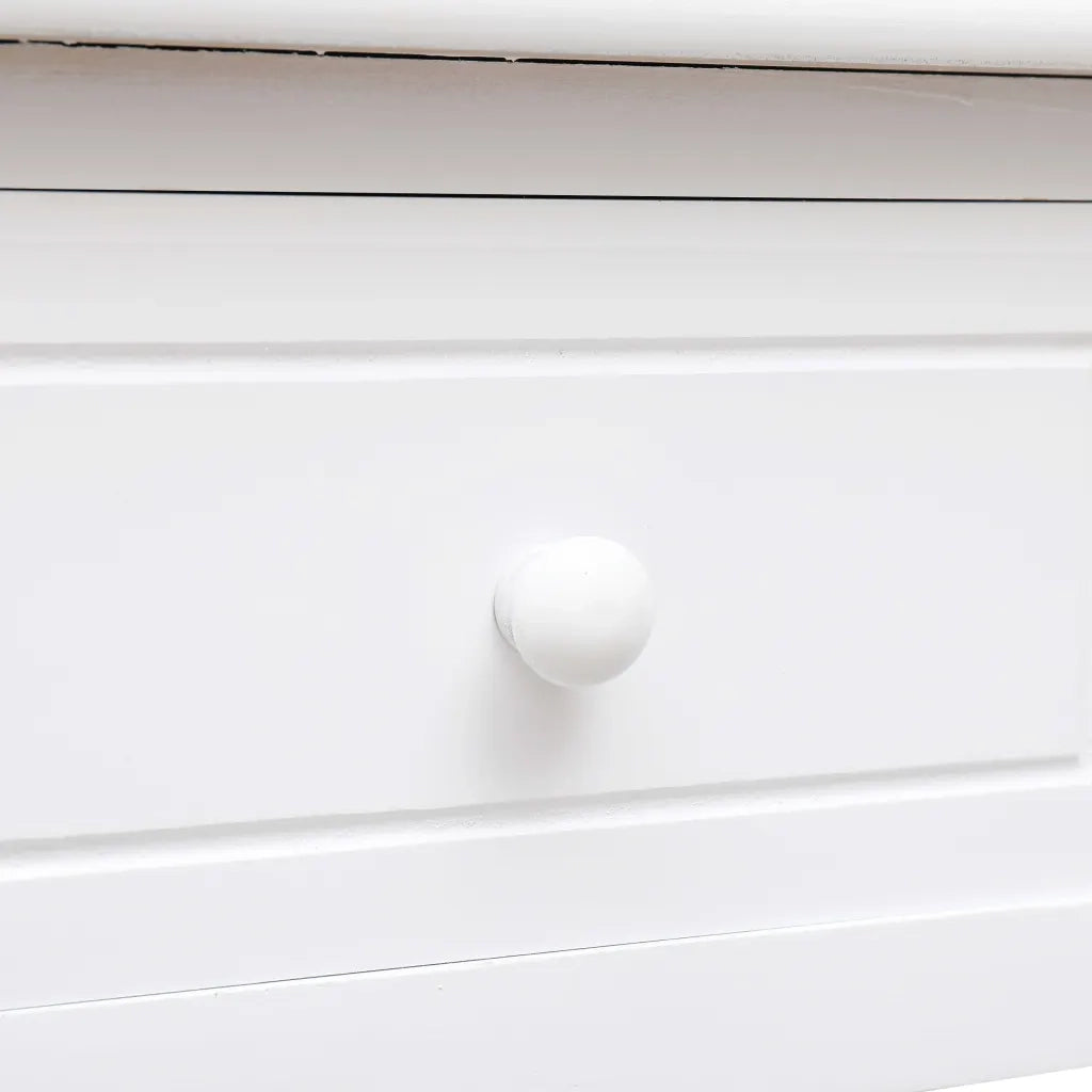 Scrivania Bianca 110x45x76 cm in Legno 284157