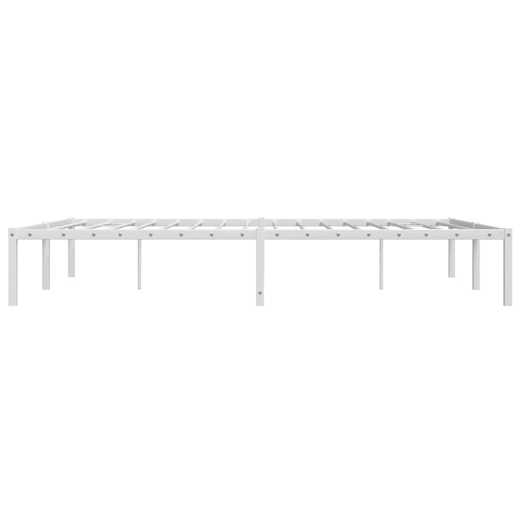vidaXL Giroletto in Metallo Bianco 150x200 cm
