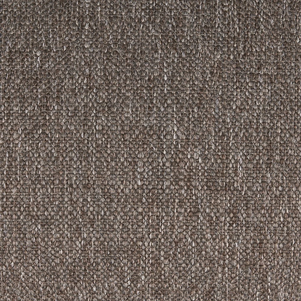 Divano in tessuto ad angolo retto Marrone Tessuto Gambe in metallo 3 posti Stile minimalista