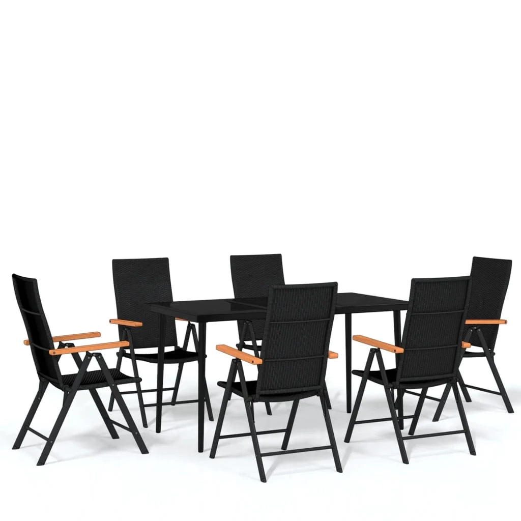 Set da pranzo da giardino nero da 7 pezzi 02_0014004