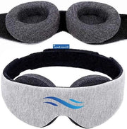 Maschera da sonno - 100% buio - regolabile - 1 pezzo - nero