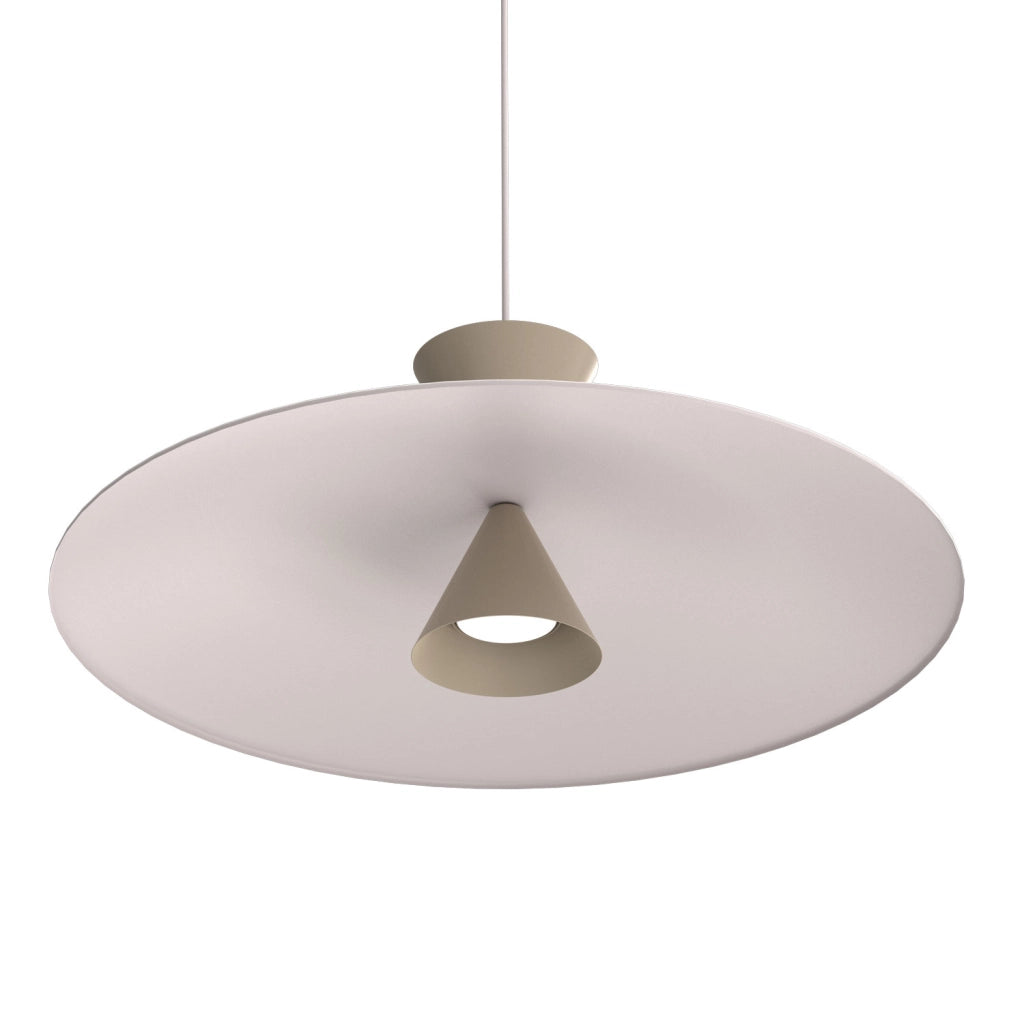Lampada sospesa Mistic 1xGX53 cashmere acciaio Luminex
