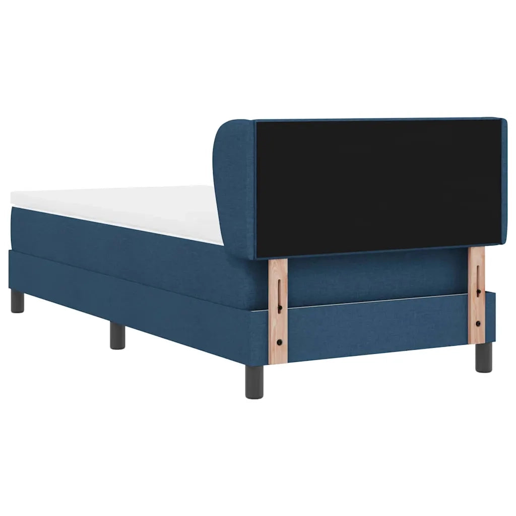 Letto a molle con materasso Blu 80 x 200 cm Tessuto 3339995