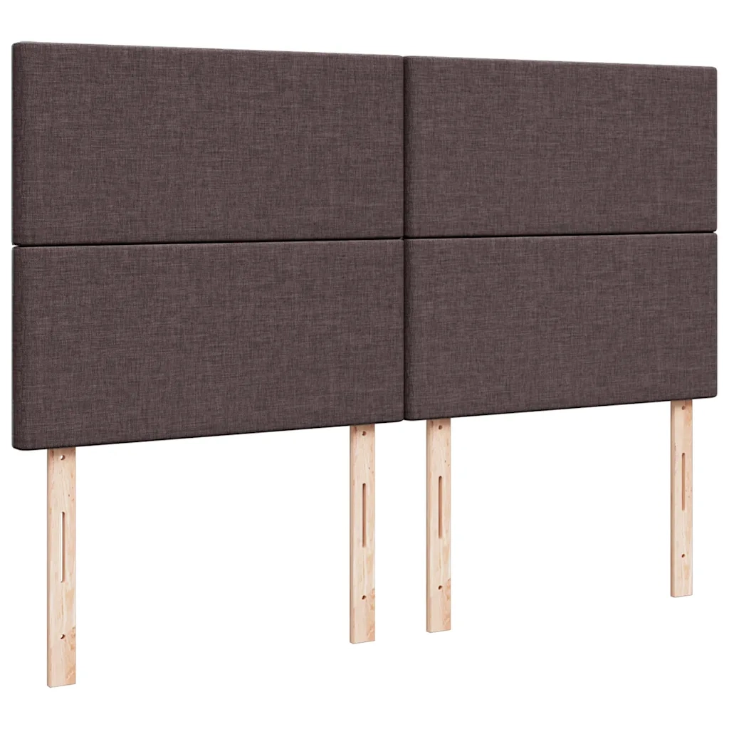 Struttura Letto Pouf con Materassi 200x200 cm in Tessuto 3313951