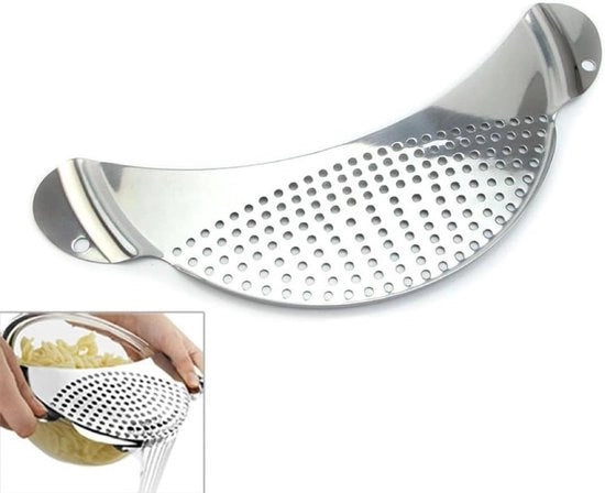 Sottopiano per acciaio inossidabile - Sottopiano per la raccolta di pentole e padelle - Sottopiano per pasta - 135 x 33 cm.