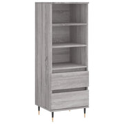 Credenza | Madia | Buffet da pranzo | Armadio da pranzo Grigio Sonoma 40x36x110 cm in Legno Multistrato