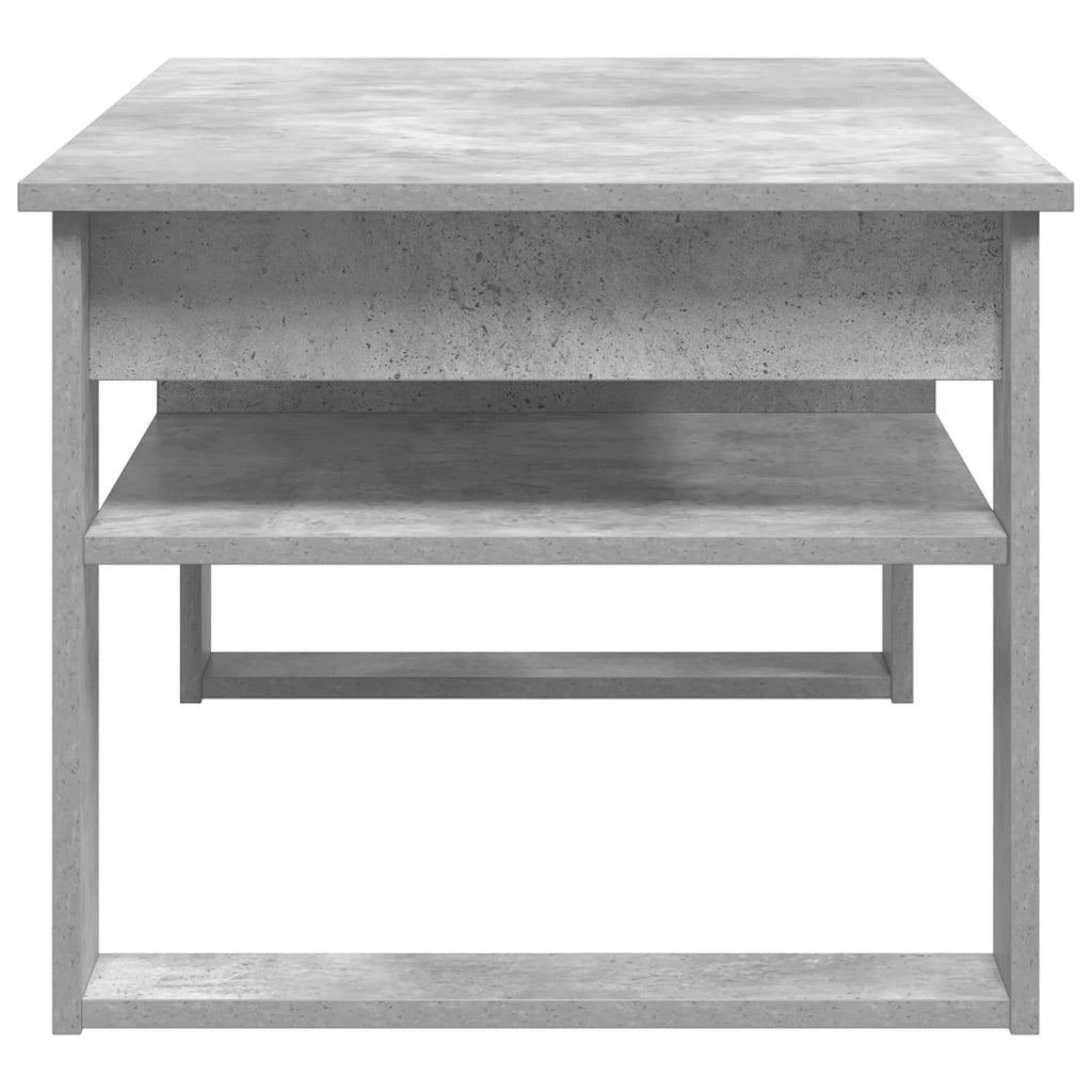Tavolino da salotto Grigio cemento 96 x 54 x 44 cm 8000151
