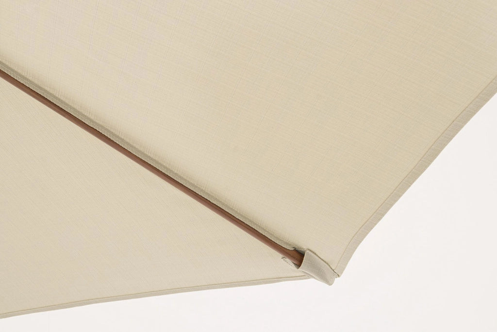 Ombrellone da Giardino con Snodo 8 Stecche Ø300x246h cm Telo in Poliestere Palinuro Naturale
