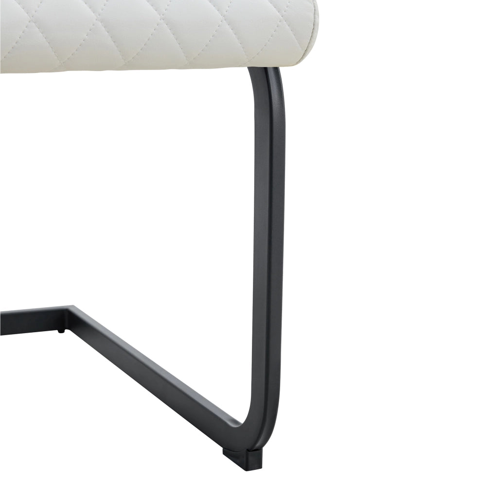 Set tavolo da pranzo e sedie con 1 tavolo rotondo e 4 sedie; 2 ripiani portaoggetti; in MDF metallo e PU bianco nero