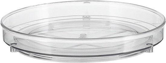 Organizzatore a Rotazione 360° per Spezie e Conservanti in Plastica trasparente per Cucina e Pantry