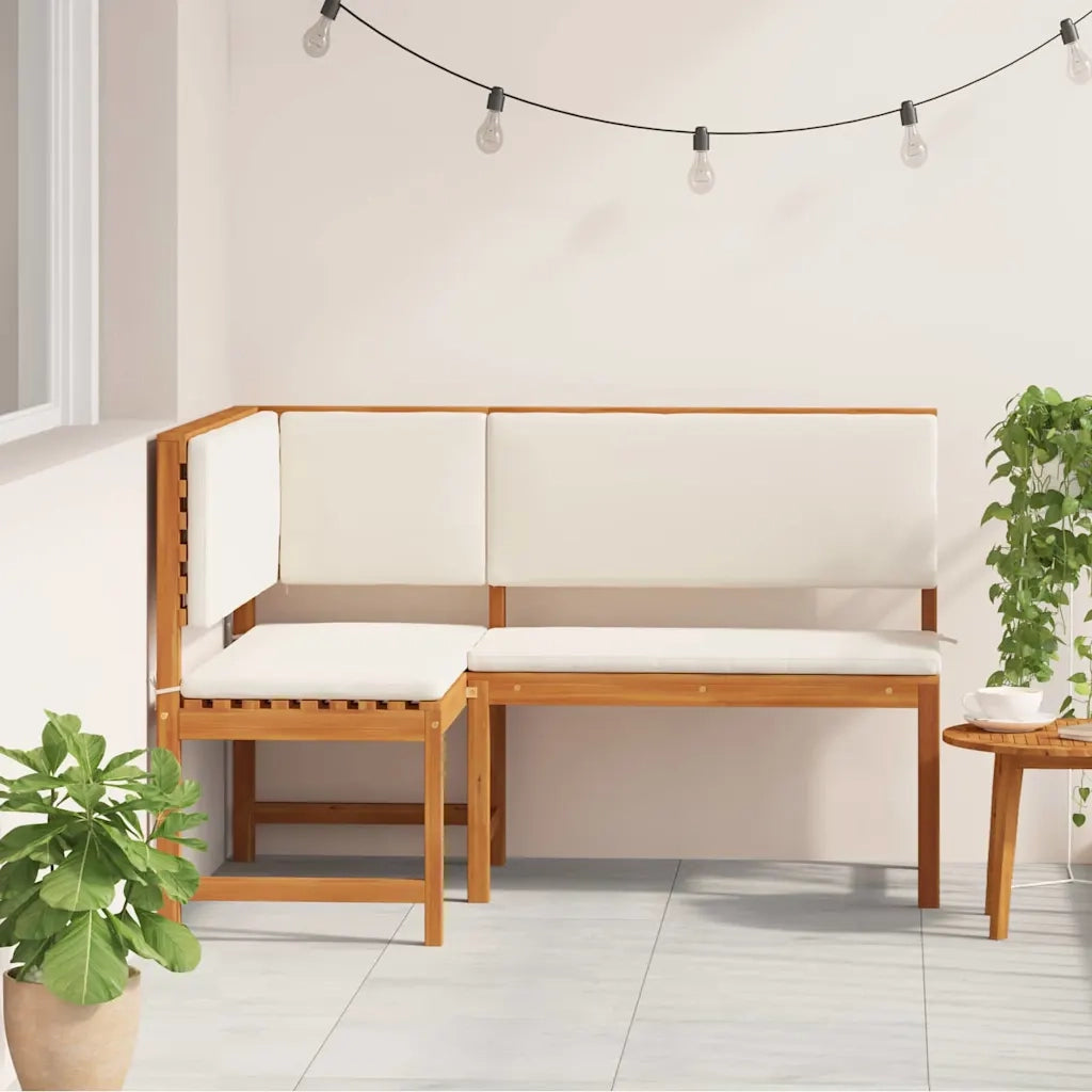 Sedia da Giardino con cuscino Marrone 140 x 100 x 91cm 4107149